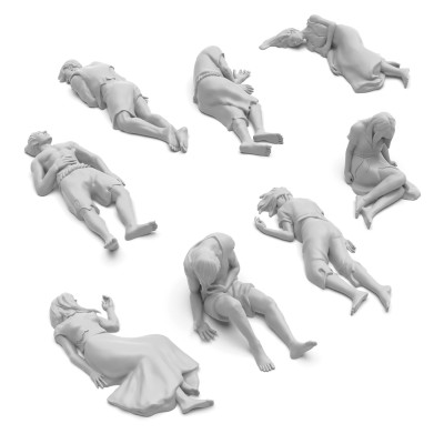 Dead Human Corpses 1:48