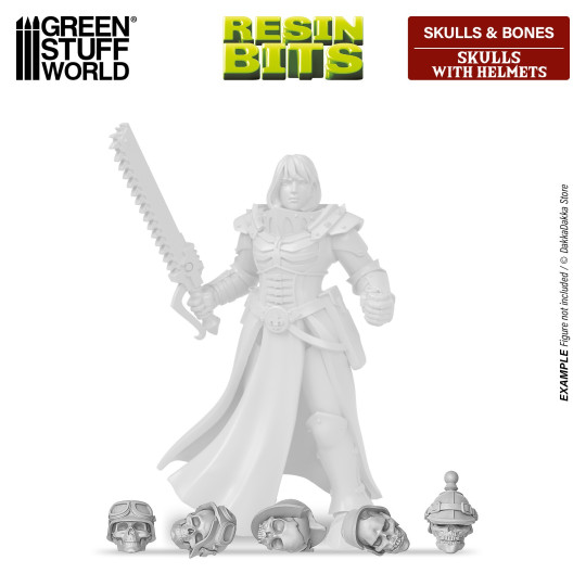 Skulls with Helmets 1:48