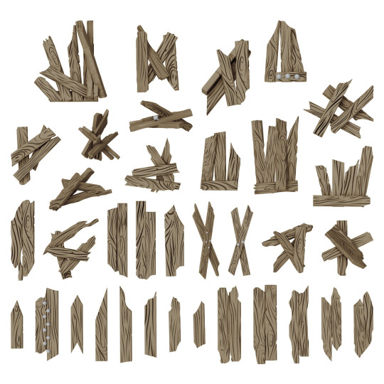 Broken Wood Planks 1:48-1:35