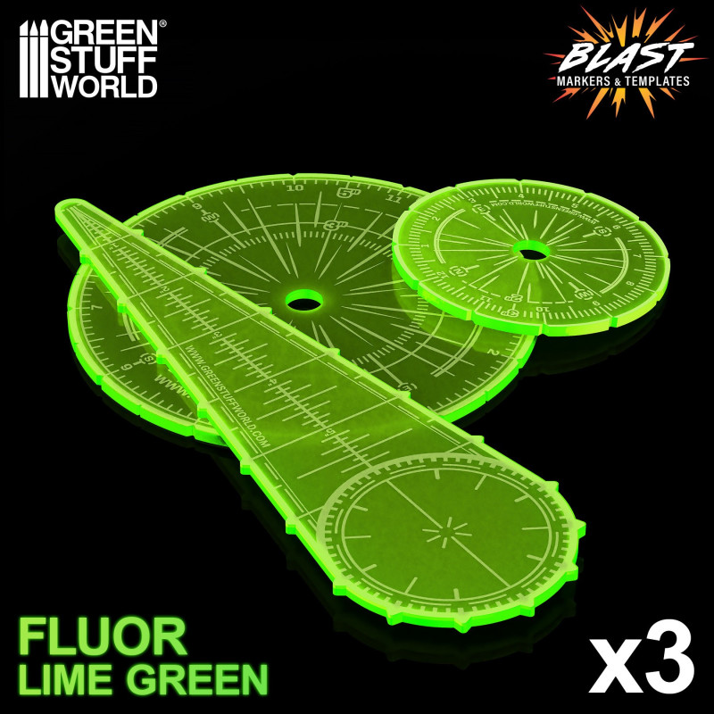 Blast Markers and Templates - Fluor Green