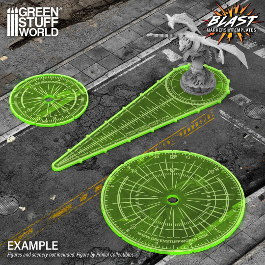 Blast Markers and Templates - Fluor Green
