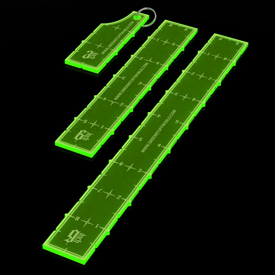 Combat Ruler Pack – Fluor Green