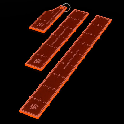 Combat Ruler Pack - Fluor Orange