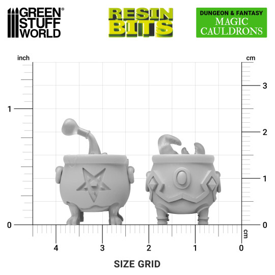 Magic Cauldrons for 3mm LEDs 1:48