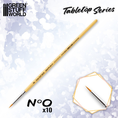 Synthetic Brush Set 0 (Pack of 10)