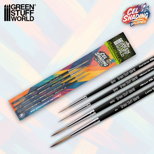 Synthetic Cel Shading Brushes Pack x4