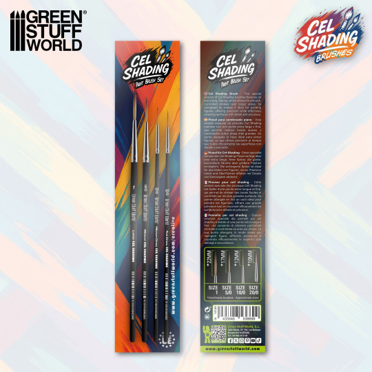 Synthetic Cel Shading Brushes Pack x4