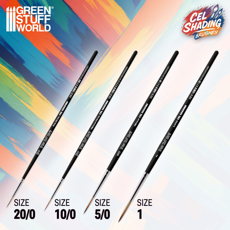 Synthetic Cel Shading Brush 10/0