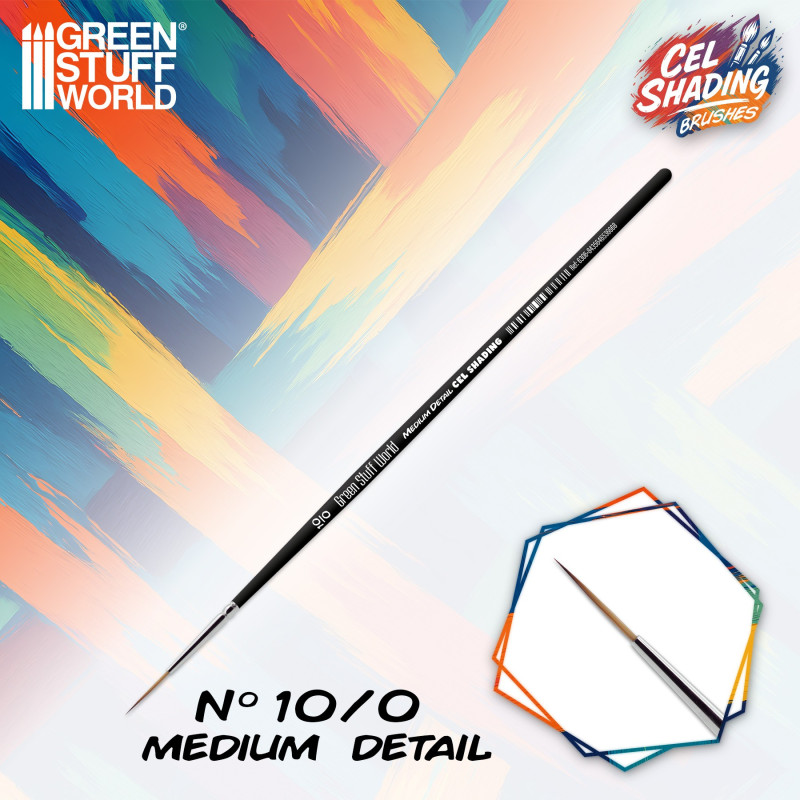 Synthetic Cel Shading Brush 10/0