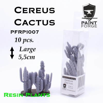 Paint Forge Resin Plants - Cereus Cactus Rozmiar L, 10szt.