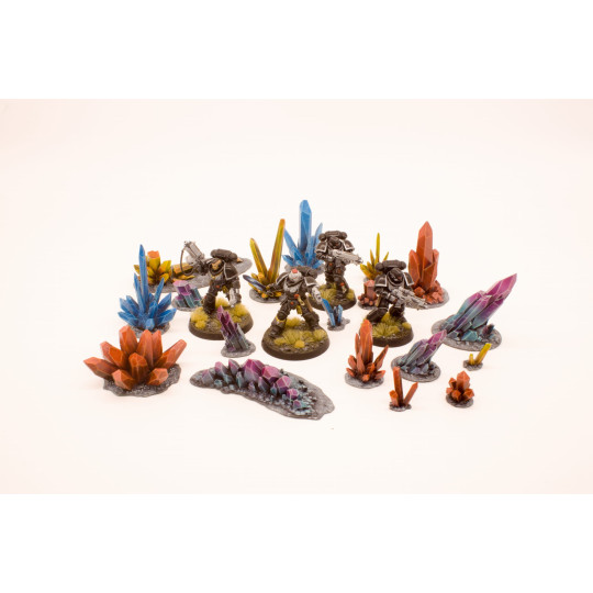 Paint Forge Bits - Crystals Big Set