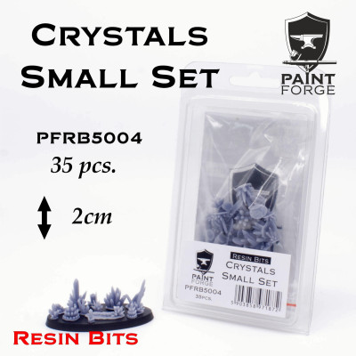 Paint Forge Bits - Crystals Small Set, 35szt.