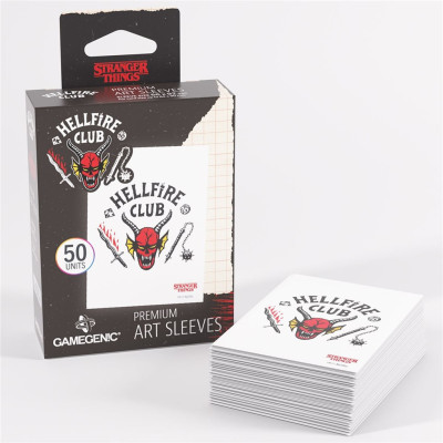 Gamegenic: Stranger Things - Premium Art Sleeves - Hellfire Club