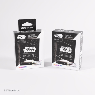 Gamegenic: Star Wars Unlimited Card Game - Premium Art Sleeves - Card Back White