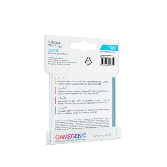 Gamegenic: Prime Square-Sized Sleeves (73x73 mm), 50 sztuk