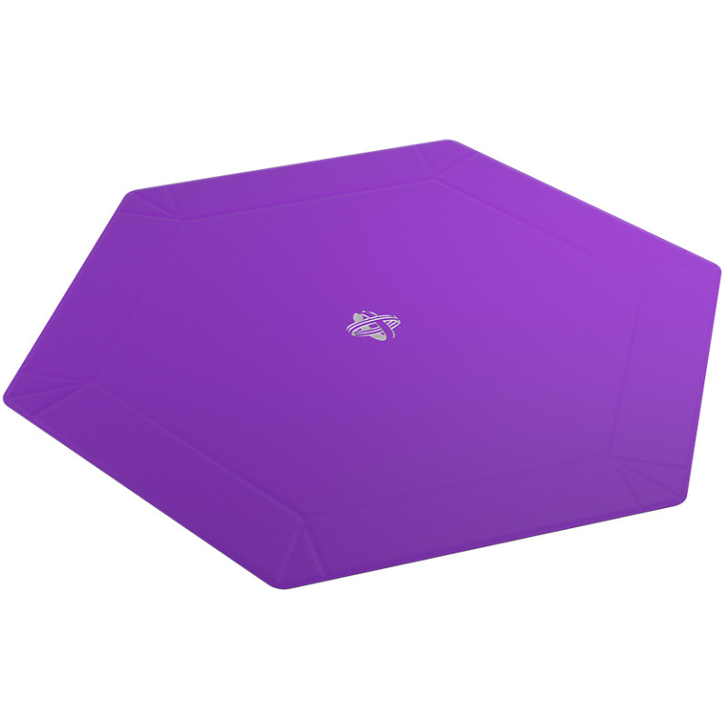 Gamegenic: Magnetic Dice Tray - Hexagonal - Black/Purple