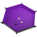 Gamegenic: Magnetic Dice Tray - Hexagonal - Black/Purple