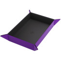 Gamegenic: Magnetic Dice Tray - Rectangular - Black/Purple