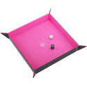 Gamegenic: Magnetic Dice Tray - Square - Black/Pink