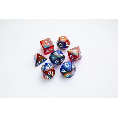 Gamegenic: Galaxy Series - RPG Dice Set - Mars