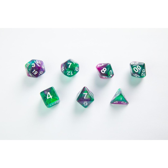 Gamegenic: Galaxy Series - RPG Dice Set - Aurora