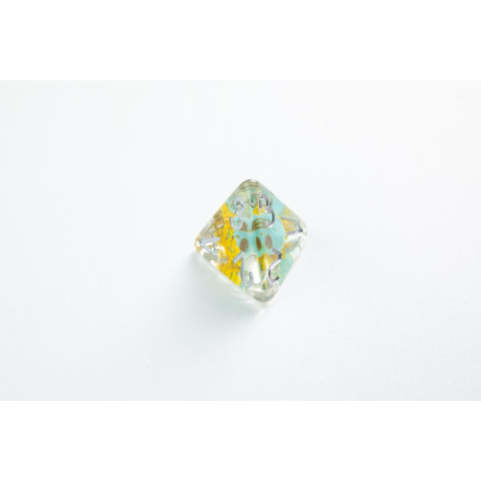 Gamegenic: Embraced Series - RPG Dice Set - Green Skull