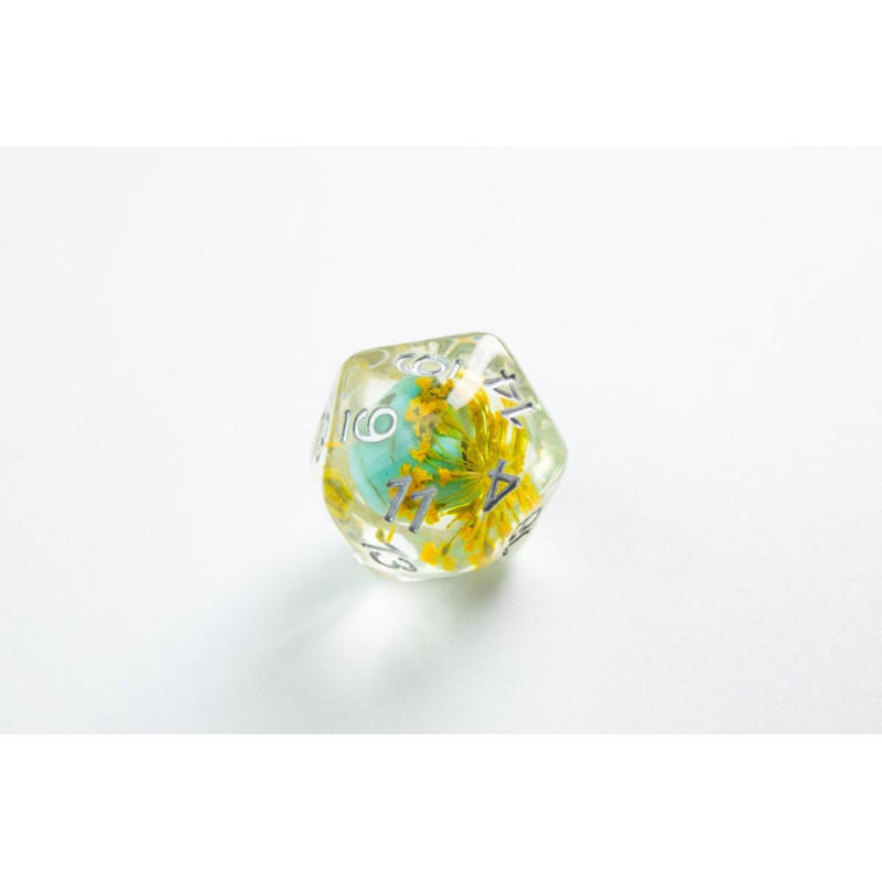 Gamegenic: Embraced Series - RPG Dice Set - Green Skull