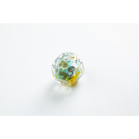 Gamegenic: Embraced Series - RPG Dice Set - Green Skull