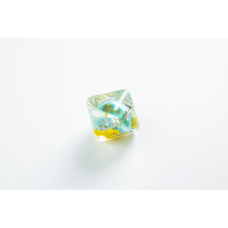 Gamegenic: Embraced Series - RPG Dice Set - Green Skull