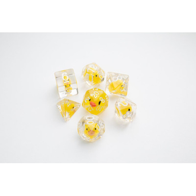 Gamegenic: Embraced Series - RPG Dice Set - Rubber Duck