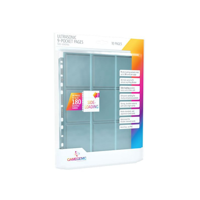 Gamegenic: Ultrasonic 9-Pocket Pages Sideloading (10 szt)