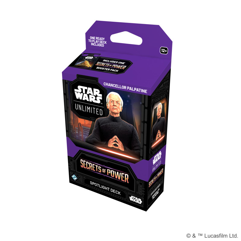 Star Wars: Unlimited Card Game - Secrets of Power - Spotlight Deck - Chancellor Palpatine