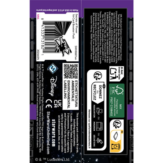 Star Wars: Unlimited Card Game - Secrets of Power - Booster