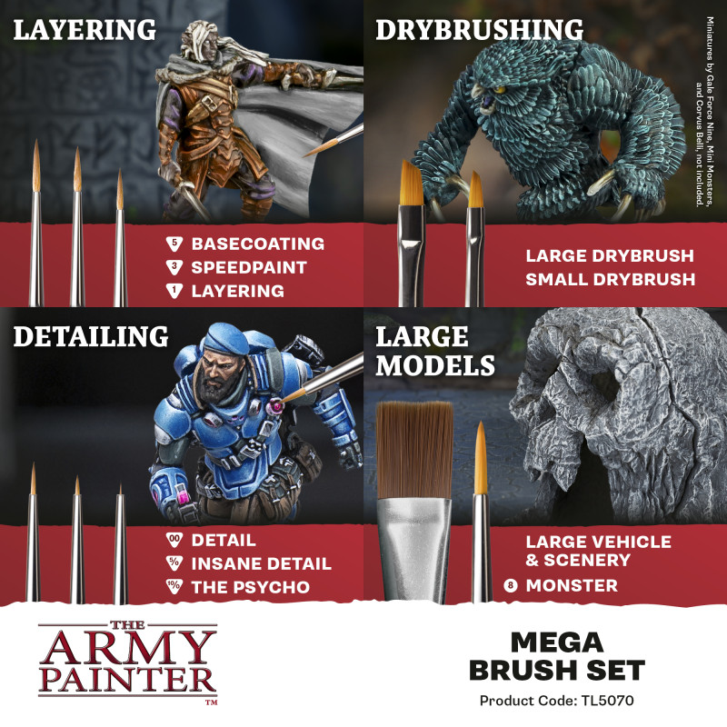 Army Painter Mega Brush Set (2025)