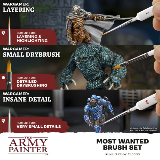 Army Painter: Most Wanted Brush Set 2025
