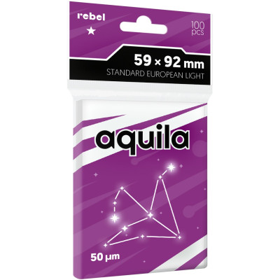 Koszulki na karty Rebel Aquila Light (59x92 mm) 100 sztuk