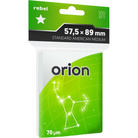 Koszulki na karty Rebel Orion Medium (575x89 mm) 100 sztuk