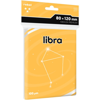 Koszulki na karty Rebel Libra Premium (80x120 mm) 100 sztuk