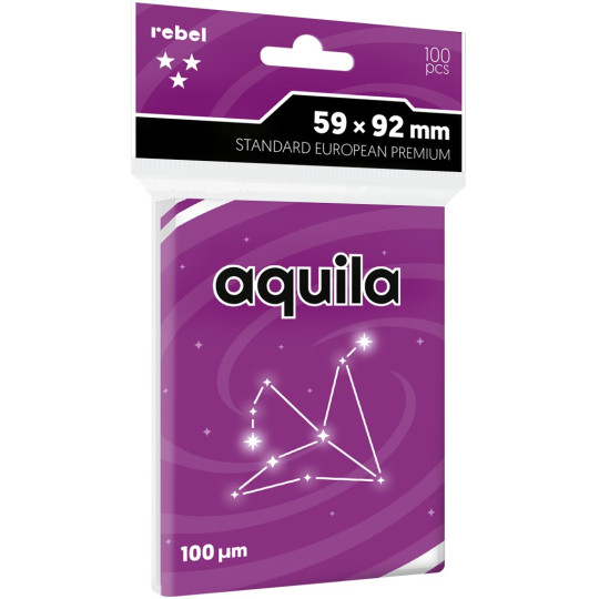 Koszulki na karty Rebel Aquila Premium (59x92 mm) 100 sztuk