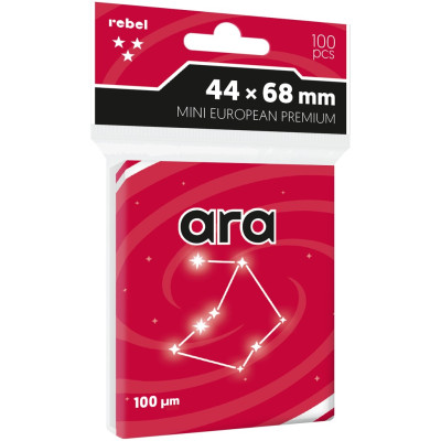 Koszulki na karty Rebel Ara Premium (44x68 mm) 100 sztuk