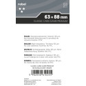 Koszulki na karty Rebel Corvus Premium (63x88 mm) 100 sztuk