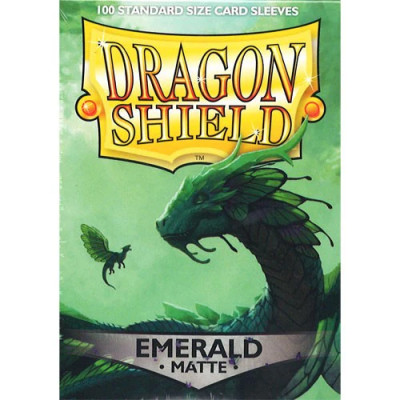 [OLD] Dragon Shield Matte Sleeves - Emerald (100 Sleeves)