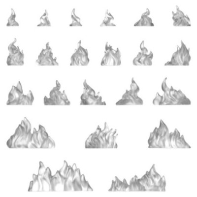 Large Fire Flames 1:48-1:35