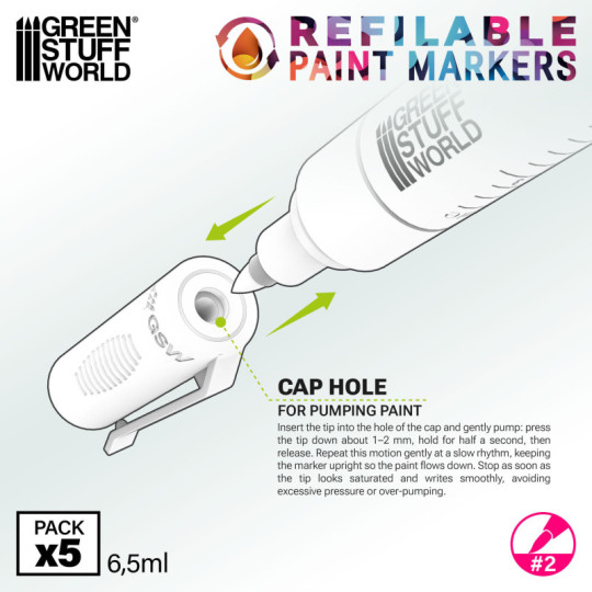 Refillable markers 2