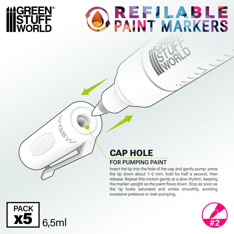 Refillable markers 2