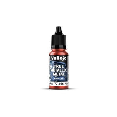 Vallejo True Metallic Metal Air 77166 Ruby Red 18ml