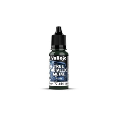 Vallejo True Metallic Metal Shade 77154 Dusken Green 18ml