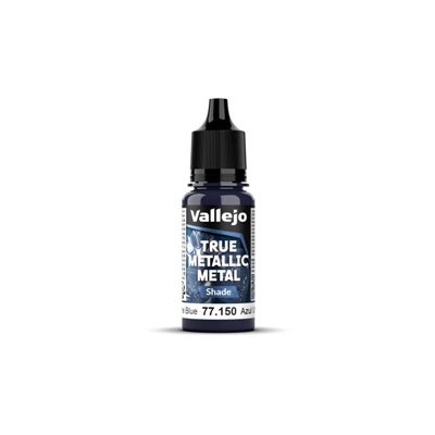 Vallejo True Metallic Metal Shade 77150 Ultramarine Blue 18ml