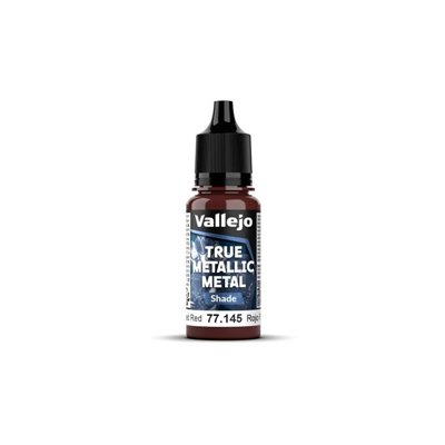 Vallejo True Metallic Metal Shade 77145 Forged Red 18ml