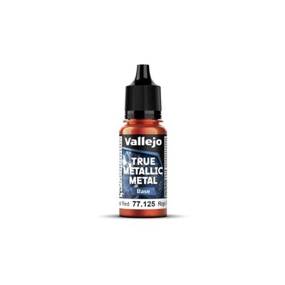 Vallejo True Metallic Metal Base 77125 Forged Red 18ml